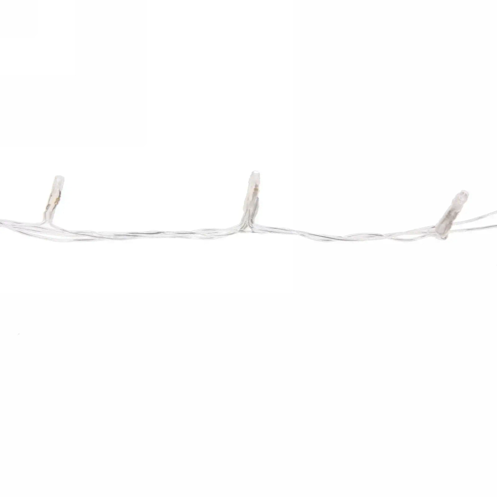 Гирлянда для дома «Мерцание Premium» 9,5 м 100 ламп LED прозр провод,1 реж.,IP-40, Белый (возможность соединения)