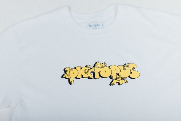 Футболка LOGO Белая  Oktopus - фото 3