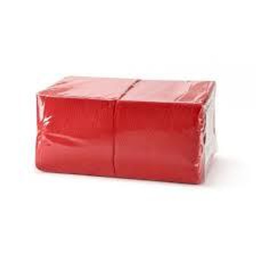 Салфетки бумажные Биг Пак 33*33см, Красные 2-хсл, 200л/упак, 9упак/кор