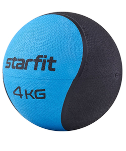 Медбол высокой плотности GB-702, 4 кг, синий