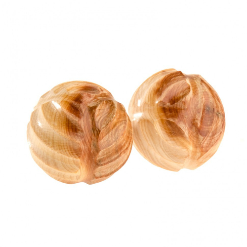 Тактильные можжевеловые шарики рифленые Леснушки