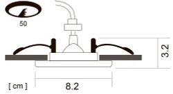Точечный встраиваемый светильник Arte Lamp