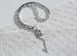 Колье из гематита "The face"