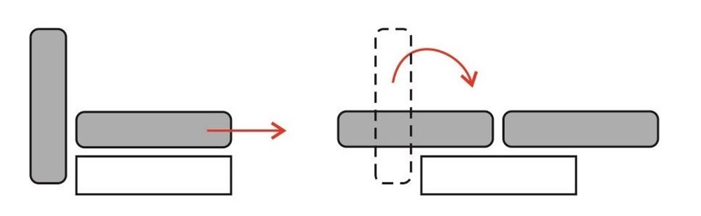 Диван «Еврокнижка» (флер милк), г. Уфа