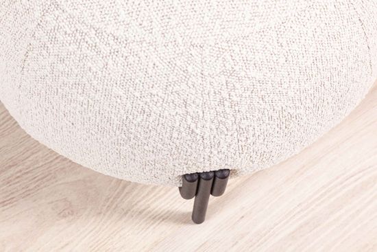 Пуф БАЛИ / Букле Turin Ivory