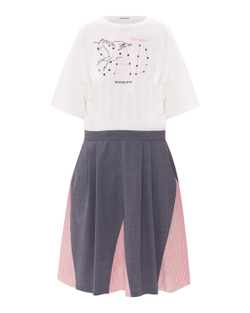 UNDERCOVER ПЛАТЬЕ БЕЛОЕ I'M NOT SAD