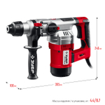 ЗУБР 32 мм, 1500 Вт, перфоратор SDS Plus, АВТ (ПВ-32-1500 ЭВ)