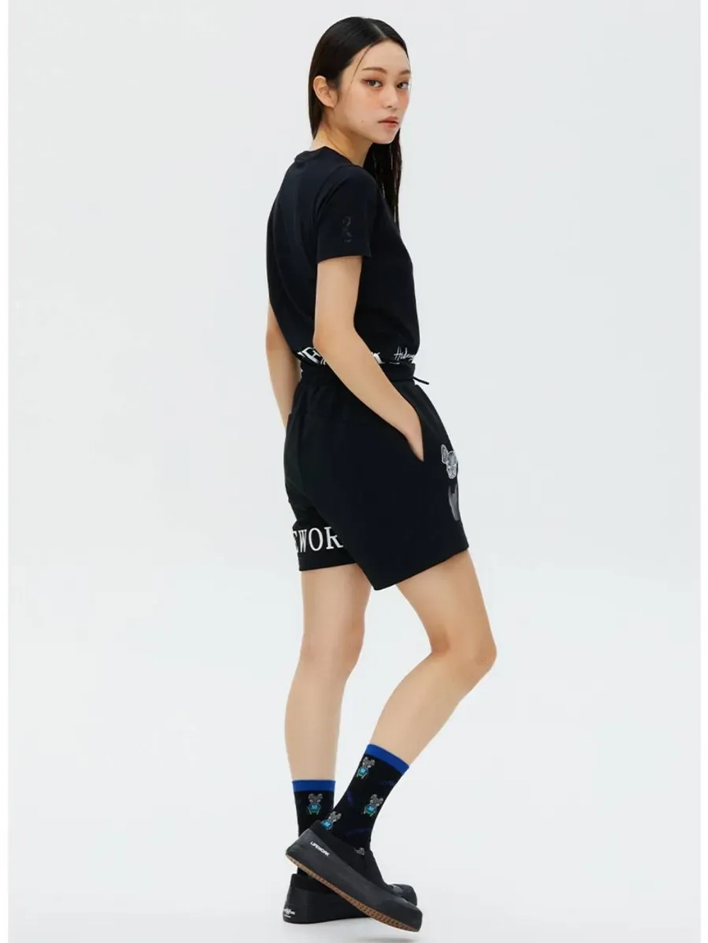 Шорты с двойным логотипом ladok