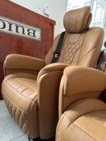 Сиденья капитанские кресла для Mercedes-Benz V-class / Vito W447 2015-2024+ Мерс кожаные сиденья сиденье кресла