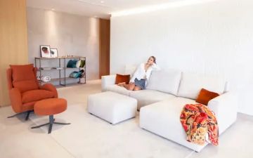 Угловой диван Nora V1+2A+F2 Leg 8cm