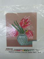 "Тюльпаны"-0247 канва с рисунком