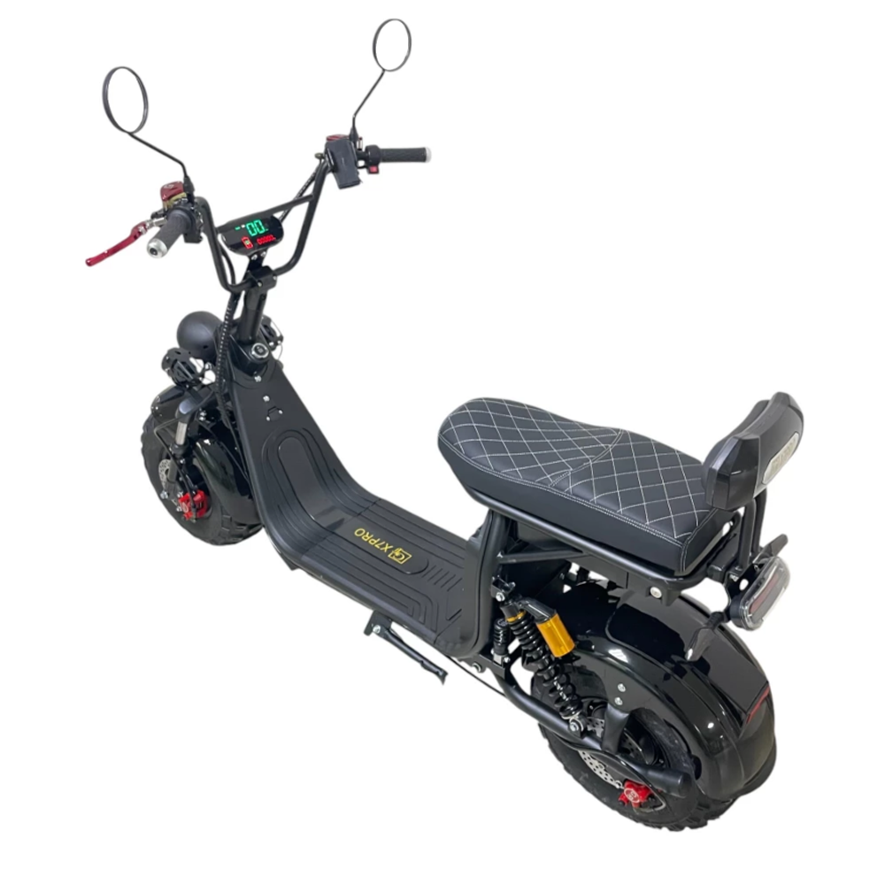 Электроскутер Citycoco GT X7 PRO Черный (2000W) Off Road
