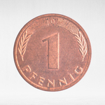 Germany, 1 Pfennig, 1995, (Karlsruhe Mint - "G"), VF