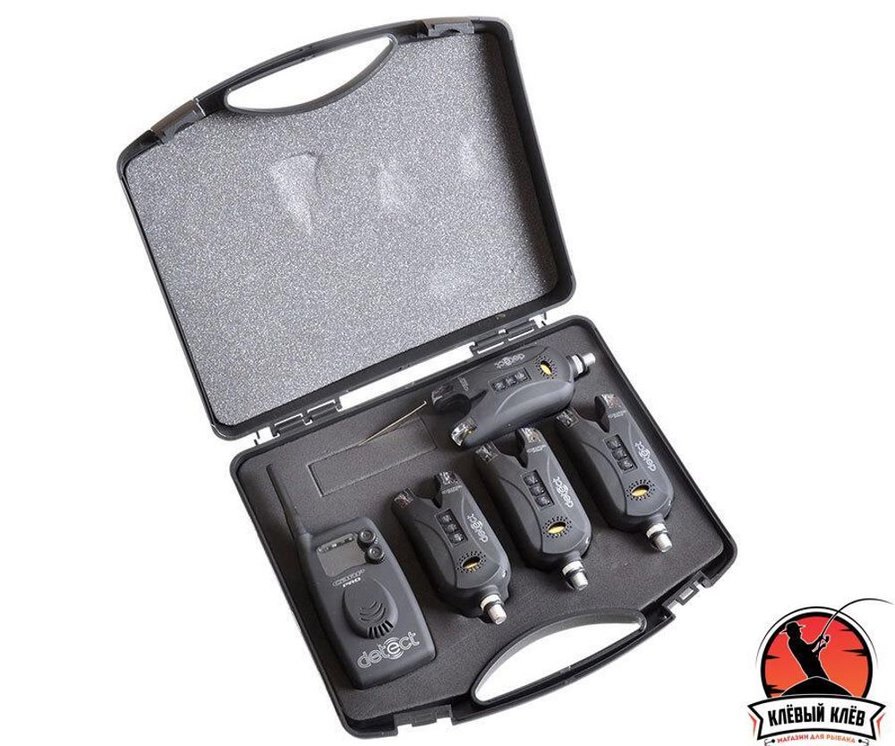 CARP PRO Набор сигнализаторов поклевки Detect 9V 4+1 электронный