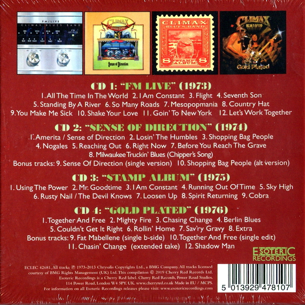 Climax Blues Band / The Albums 1973-1976 (4CD)
