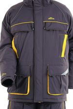 Зимний костюм для рыбалки Камчатка 2020 -45 (таслан, серо-желтый) GRAYLING