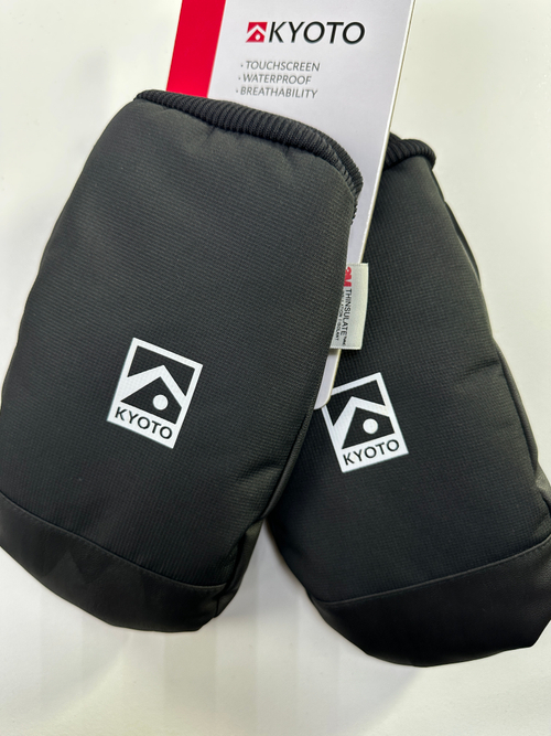 KYOTO варежки SHELTER HIPORA MITTEN (FW24) (BLACK)
