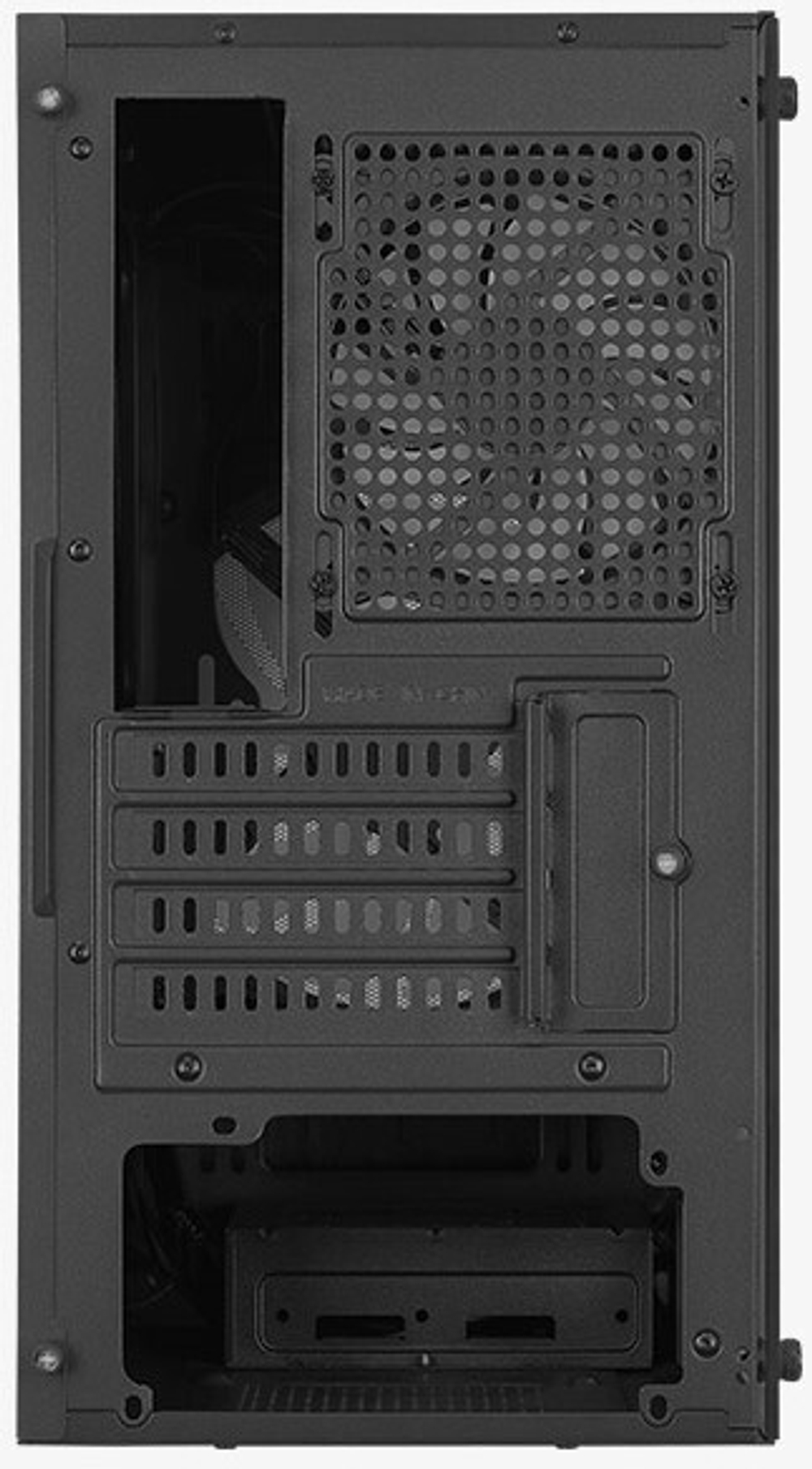 Корпус mATX AeroCool Atomic Lite-G-BK-v2