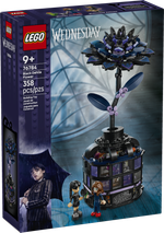Конструктор Лего Уэнсдей Черный георгин 76784 | LEGO Wednesday Black Dahlia Flower | декоративный цветок 358 деталей 9+