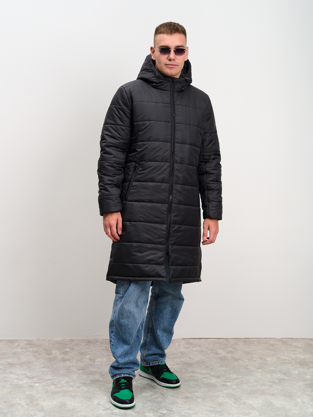 Пальто мужское зимнее "Норвегия" черный