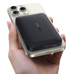 Внешний аккумулятор + Беспроводная зарядка Baseus EnerFill FM11 Ultra-Mini Magnetic C+Qi 10000mAh 22.5W (MagSafe)