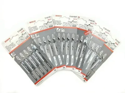 Пилка для лобзика T101B по дереву, сталь HCS, длина 100 мм, уп. 5 шт.