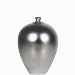 Ваза Priscille S высота 34 см, серебристый