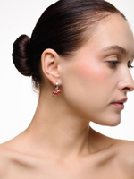 Серьги "Red Horse" Silver