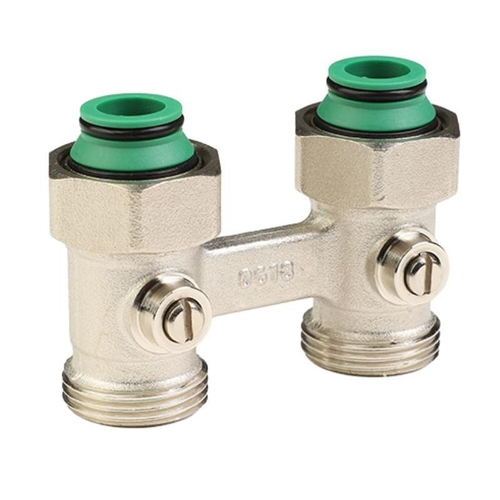 Узел нижнего подключения радиатора шарового типа прямой ВР 20-G 3/4 под евроконус MVI TR.415.0505