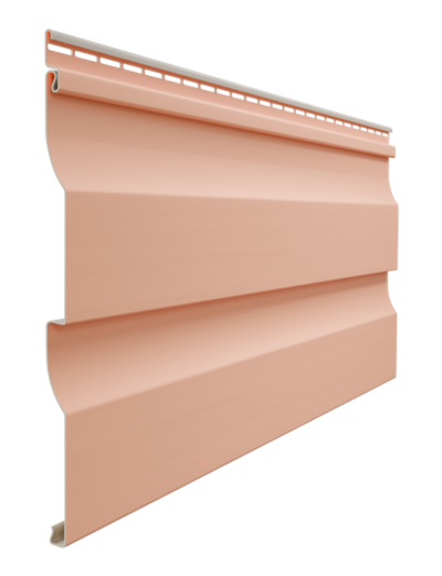 Сайдинг Premium, Корабельный брус, персик