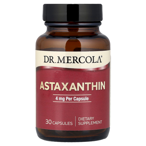 Dr. Mercola, астаксантин, 4 мг, 30 капсул