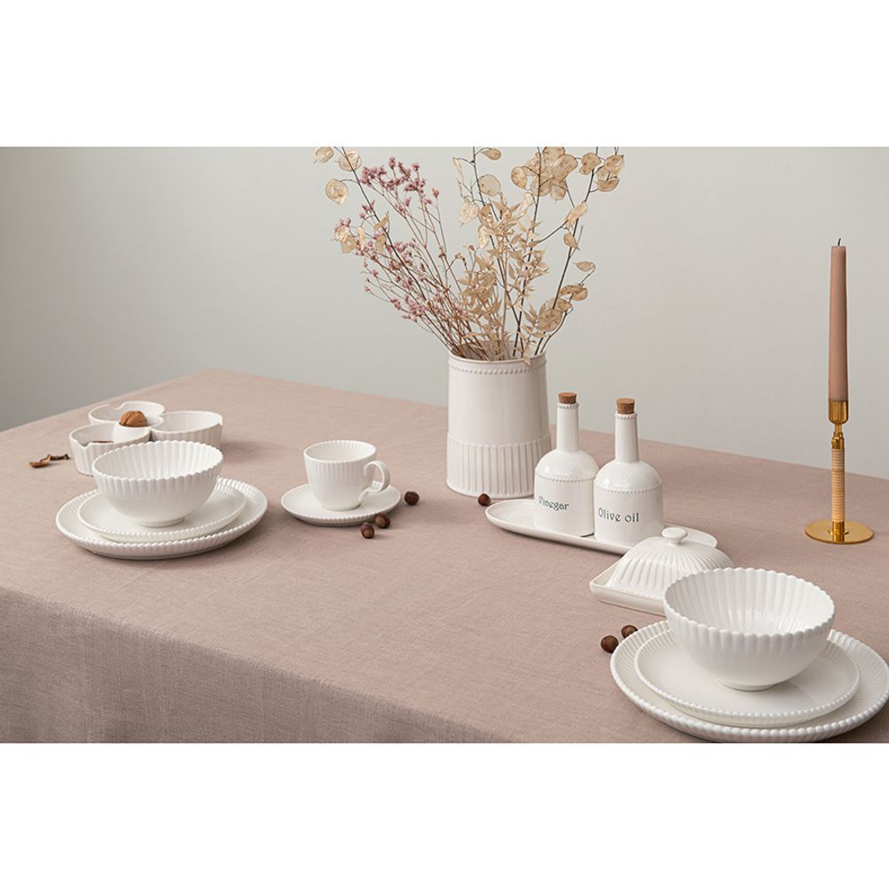 Набор из двух чайных пар белого цвета из коллекции Kitchen Spirit, 275 мл