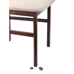 Накладки СИЛА SFELT-22х22 защитные фетровые самоклеящиеся квадратные 22х22 мм 24 шт.