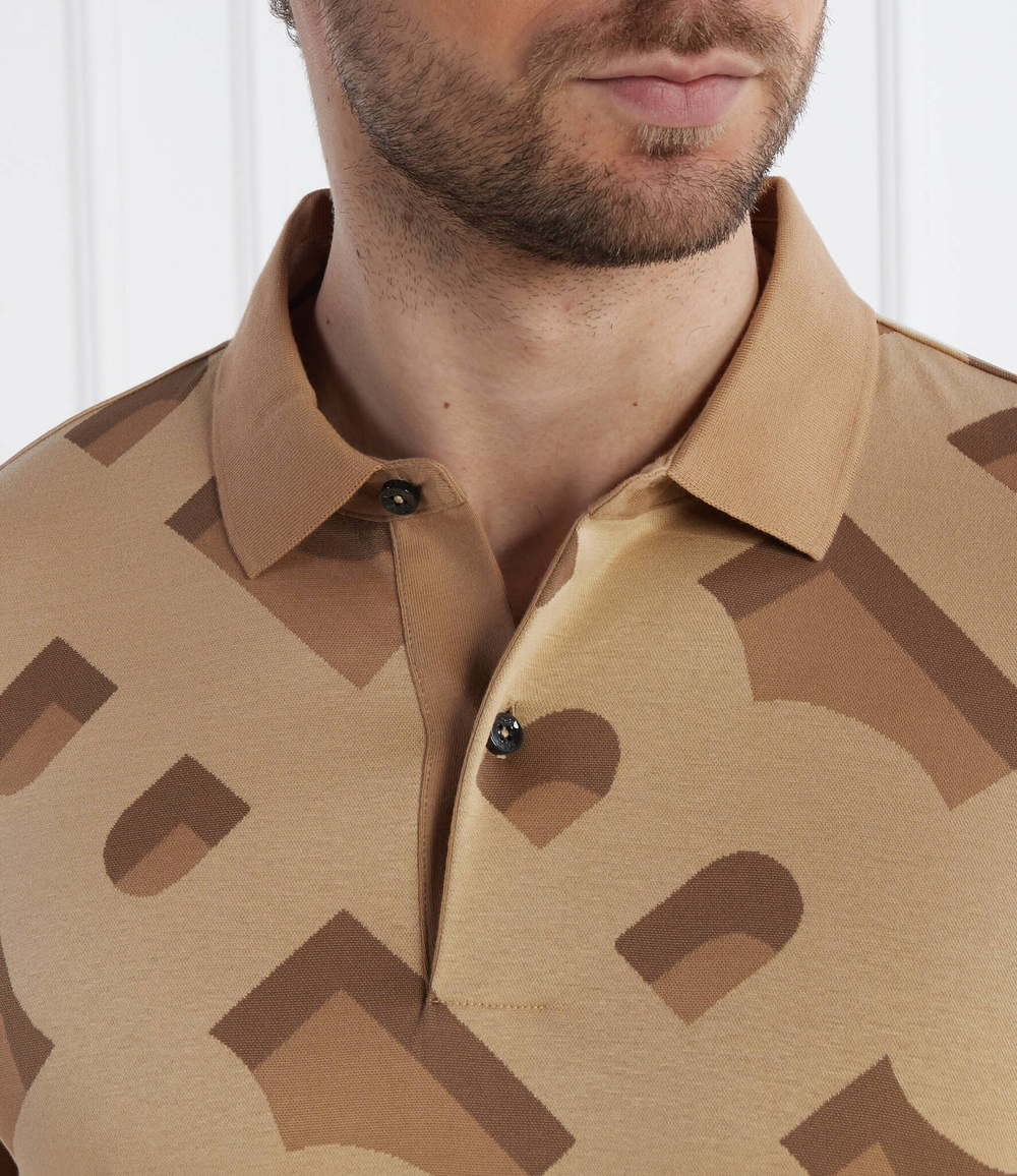 Поло Prout 419 BOSS BLACK - коричневый(50504131)