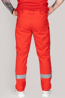 Брюки демисезонные мужская Скорая помощь MedicLine SOFTSHELL красные