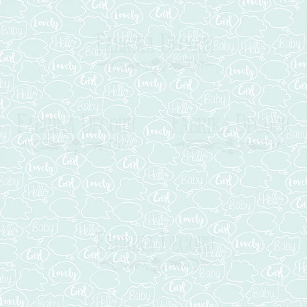 Набор скрапбумаги Puffy Fluffy Girl 30,5x30,5 см 10 листов