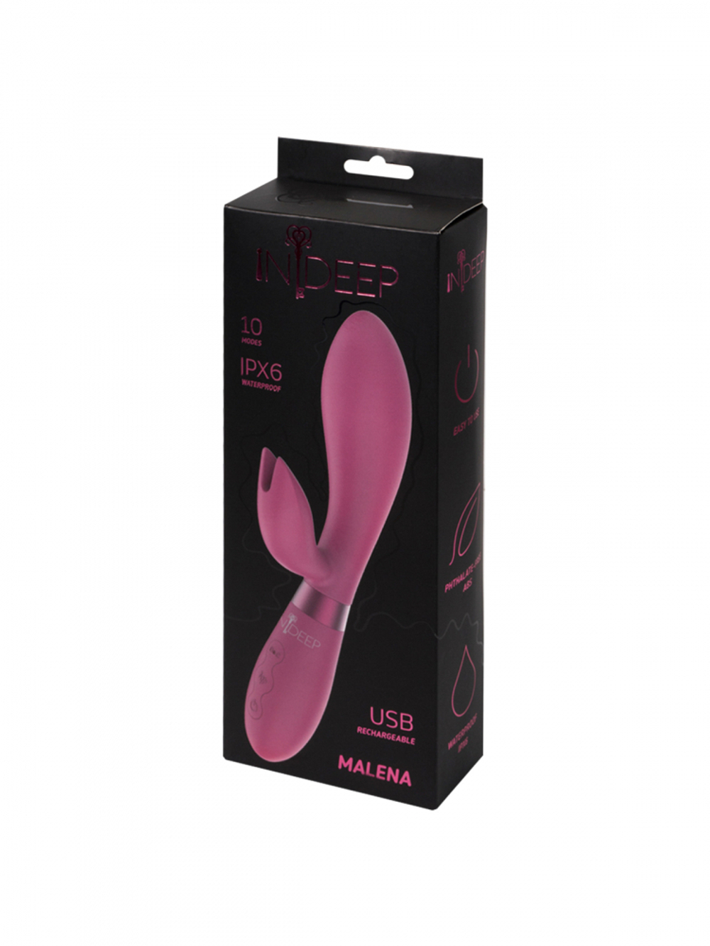 Перезаряжаемый вибратор Indeep Malena Magenta