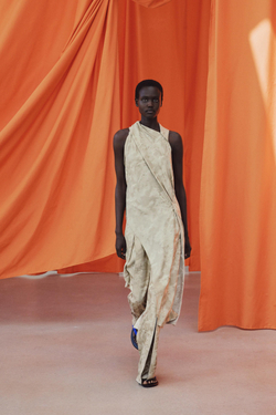 ZARA ТОП АСИММЕТРИЧНОГО КРОЯ ЖАККАРД — ZW COLLECTION, БЕЖЕВЫЙ