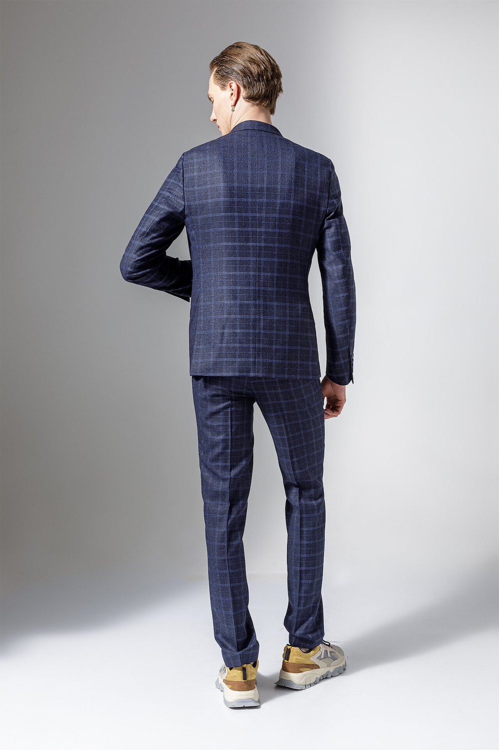 Костюм SLIM FIT из ткани в клетку