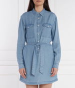 Платье с ремешком ERINE Pepe Jeans London - голубой(PL953485)