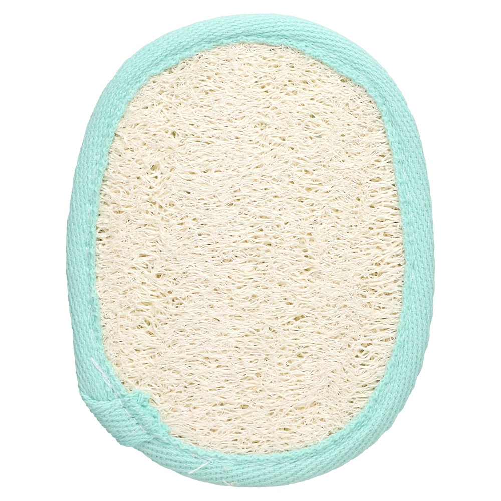 Earth Therapeutics, Basics, губки для лица с люфой, 1 шт.