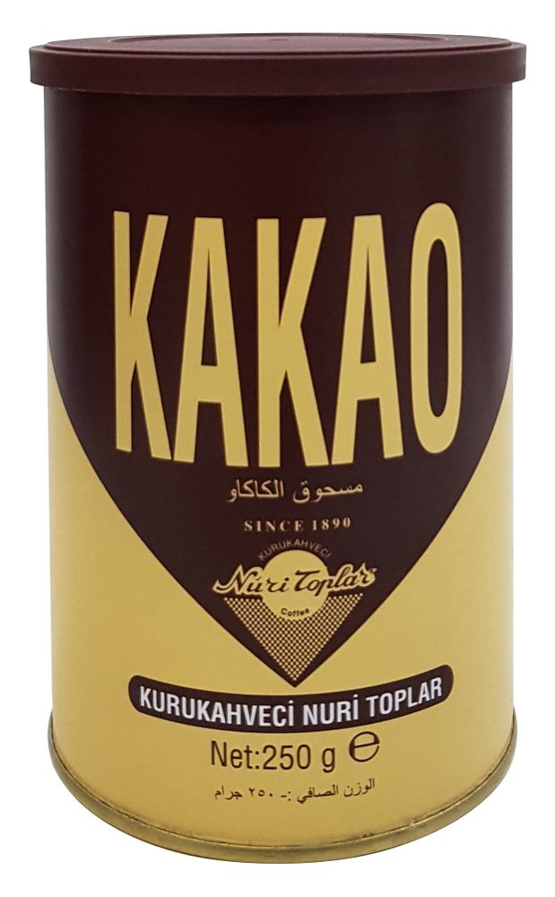 Какао Kurukahveci Nuri Toplar жестяная банка, 250 г, 2 шт