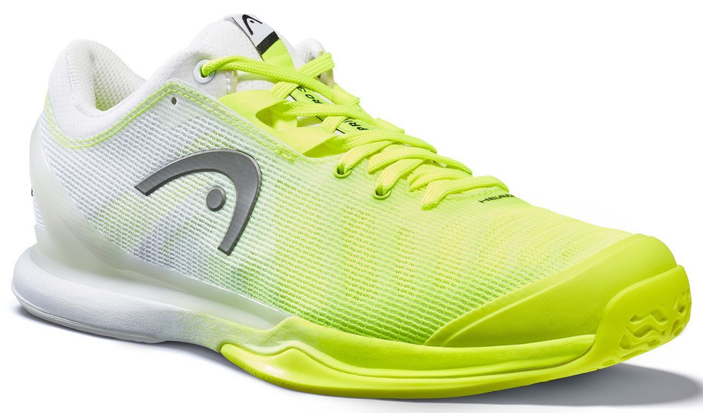 Мужские кроссовки теннисные Head Sprint Pro 3.0 Men - neon yellow/white