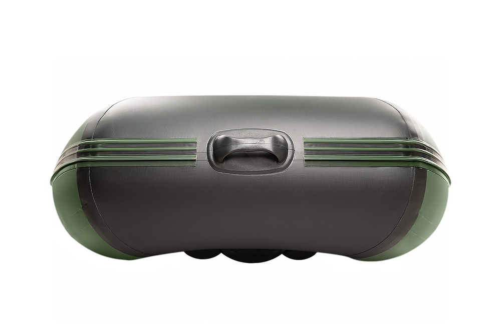 YACHTMAN-300 МНД НАДУВНОЕ ДНО (Яхтман) зеленый-черный (лодка ПВХ с усилением)