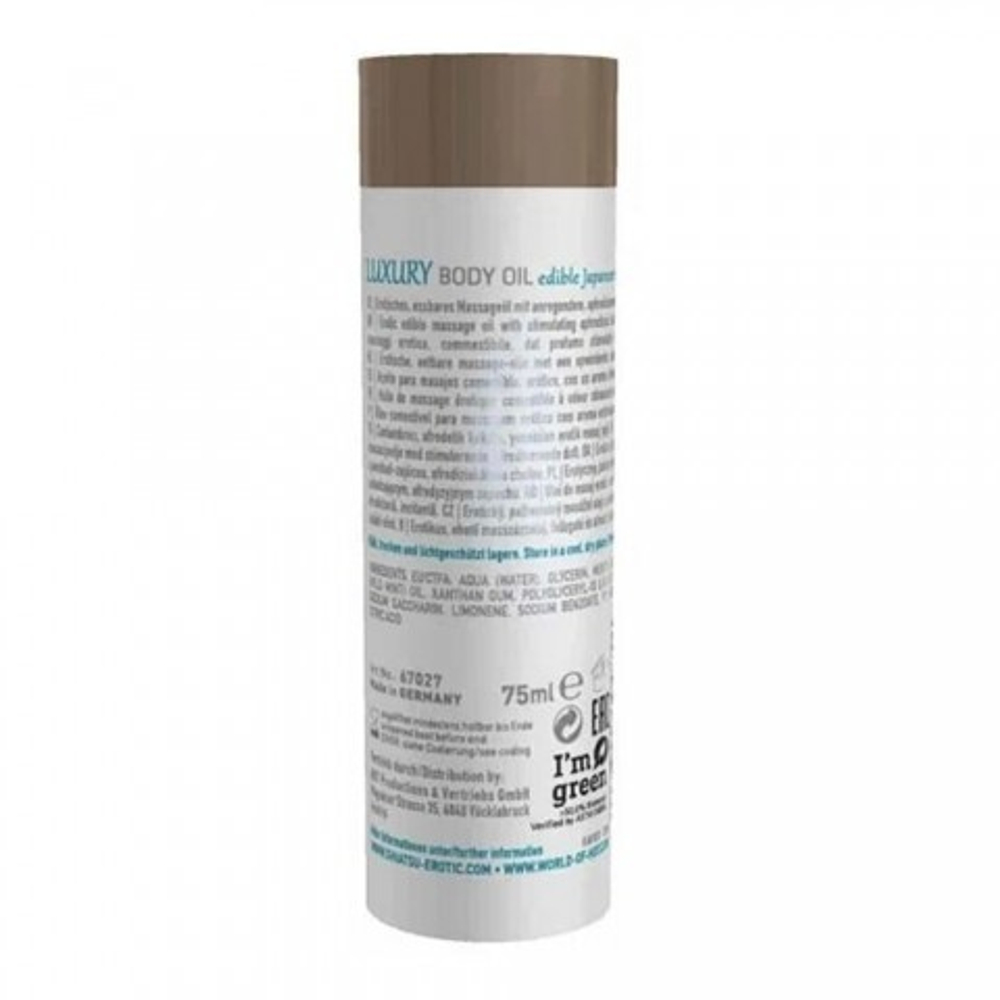 Съедобное масло для тела - Японская мята от Shiatsu 75 мл.