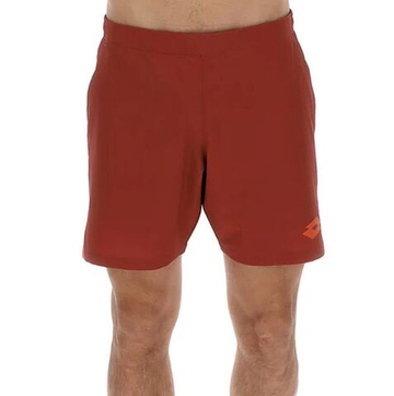 Мужские теннисные шорты Lotto Tech IV D1 7" - red ochre