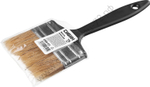 СИБИН 75 мм, 3″ светлая смешанная щетина, пластиковая ручка, Плоская кисть (01008-075)