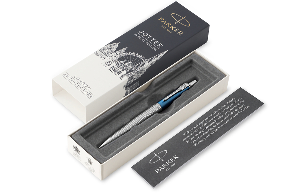 Шариковая ручка Parker Jotter K175 London Architecture Modern Blue