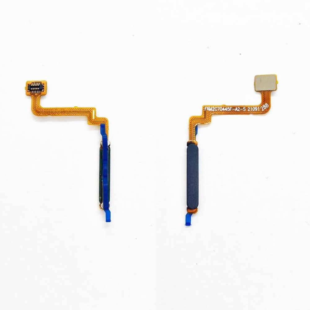 Шлейф для Xiaomi Redmi 10/10 2022 сканер отпечатка пальцев Серый