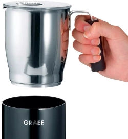 Вспениватель Graef MS 702 черный (MS702EU)